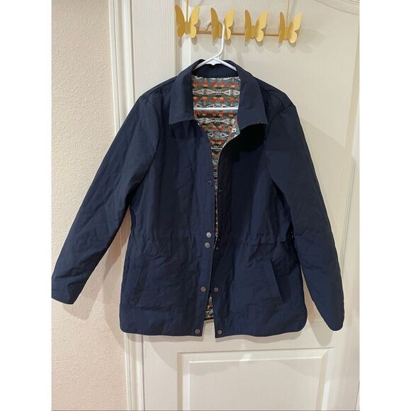 Pendleton Jackets & Blazers - Pendleton Women's Southwestern Print Reversible Snap Button Jacket Women's Sz XL